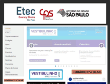 Tablet Screenshot of etecguaracy.com.br